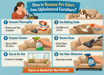 Remove Pet Odors from Upholstered Furniture